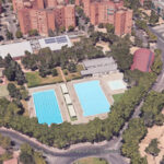 Centro deportivo San Blas. Obras de reforma de aseos del pabellón circular